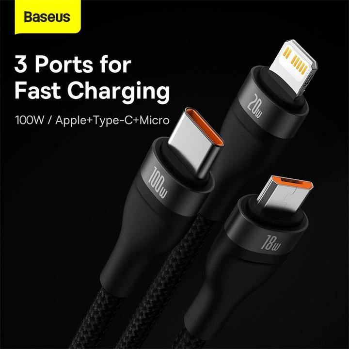 Immagine prodotto Baseus Flash Serie II USB Tipo C (1.20 m, USB 3.2 Gen 1)