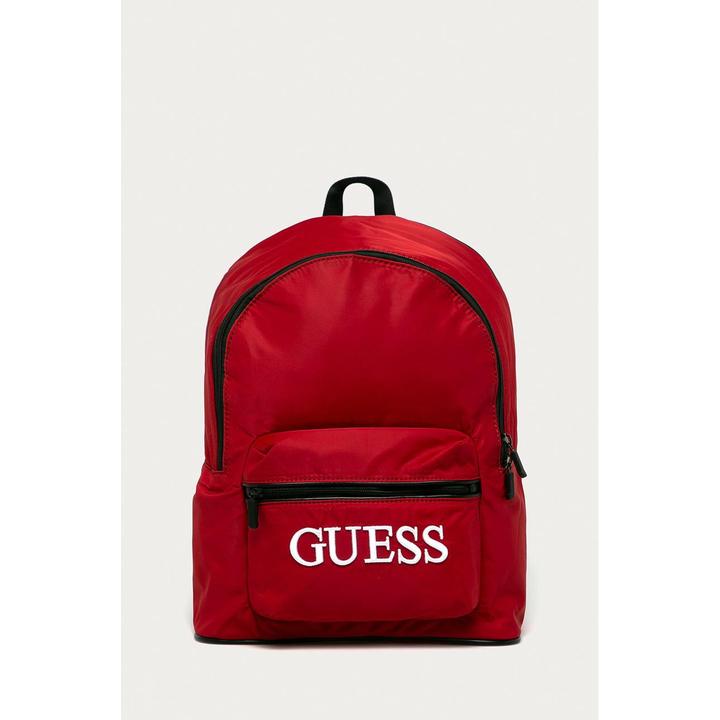 Actual product image Guess Quatro, Textile Backpack, Red, For Men, 16/31 x 42 x 13 cm