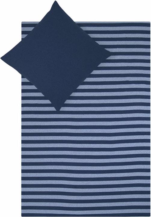 Traumschlaf Melange-Stripe Marine