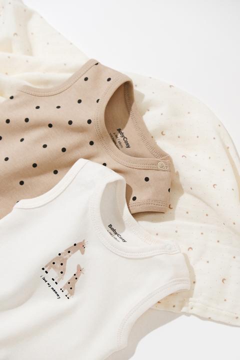 Actual product image BabyCosy 2 Pcs Sleeveless Body (80)