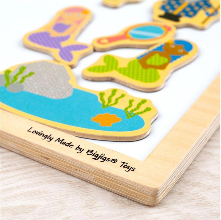 Actual product image Bigjigs Magnetic board with wooden edge