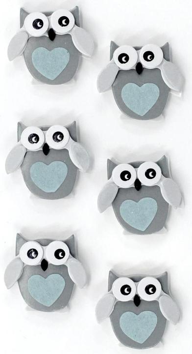 Produktbild Artoz 3D-Sticker Eule 1 Blatt