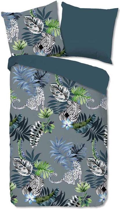 Image du produit Traumschlaf Léopard et zèbre (Set de linge de lit, 135 x 200 cm, 80 x 80 cm)