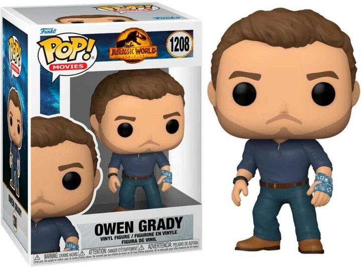 Actual product image Funko Pop! Jurassic World Dominion : Owen Grady (1208)