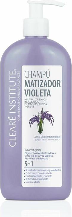 Actual product image Clearé Institute Violet Shampoo 400ml (400 ml, Liquid shampoo)