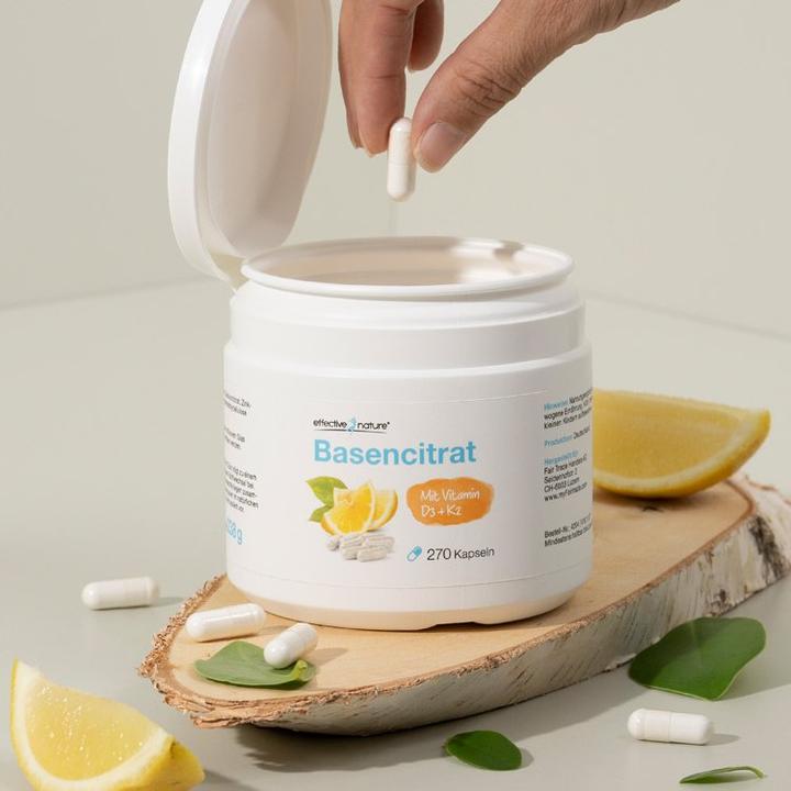 Produktbild Effective Nature Basencitrat (270 Stück, Kapseln)