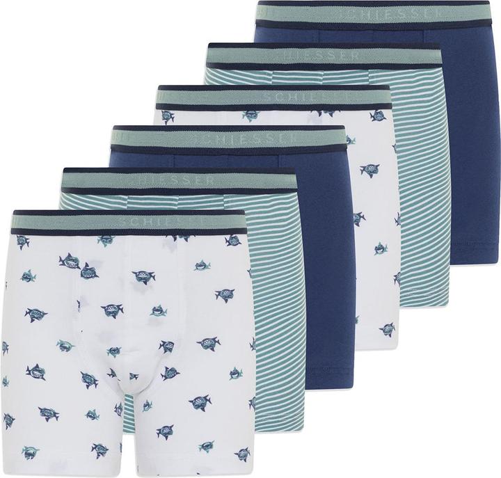 Immagine prodotto Schiesser Confezione da 6 pantaloncini / pantaloni retrò in cotone organico 95/5 (92, confezione da 6)