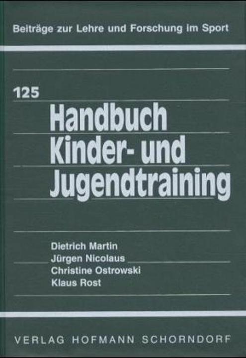 Produktbild Handbuch Kinder- und Jugendtraining (Deutsch, Hofmann-Verlag, 1999)