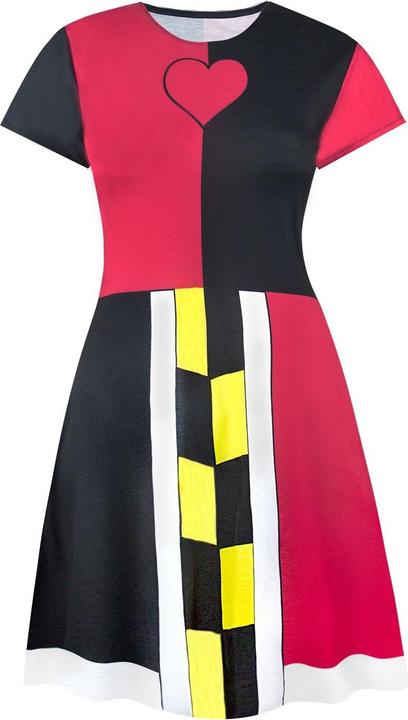 Immagine prodotto Alice In Wonderland Vestito Costume Regina di Cuori Skater Donna (M)