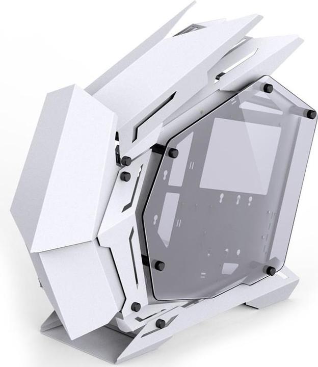 Produktbild Jonsbo MOD3 Mini Micro-ATX Tower Showcase, gehärtetes Glas - Weiss (mATX, Mini-ITX)