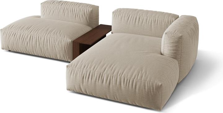 Actual product image Micadoni Modular Right Corner Sofa, "Martina", 2 Seats, 292x176x75 Made in Europe (Corner sofa)