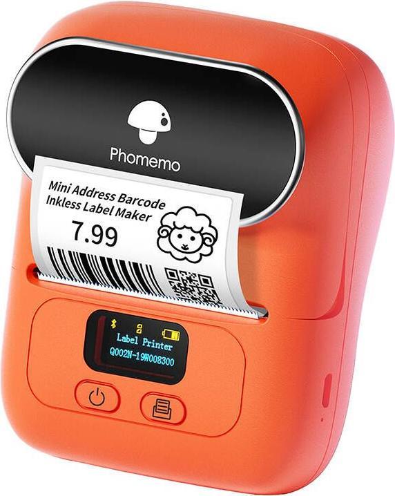 Immagine prodotto Phomemo Stampante portatile per etichette M110 (arancione)