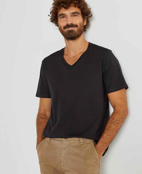 Immagine prodotto La Redoute Collections T-Shirt mit V-Ausschnitt (M)