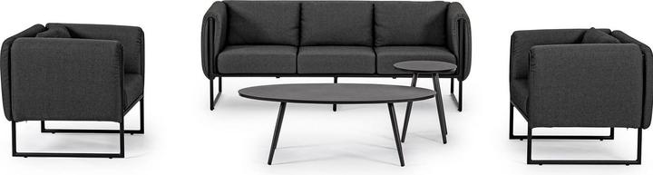 Produktbild Bizzotto Gartensofa 3-Sitzer Pixel anthrazit