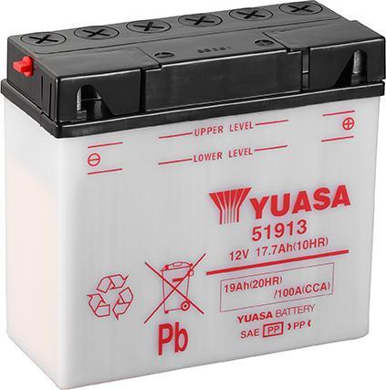 Produktbild Yuasa 51913 Motorradbatterie 12 V 19 Ah - 19.000 mAh