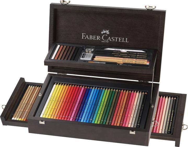 Produktbild Faber-Castell Holzkoffer Art&Graphic Collection (Multicolored, 125 x)