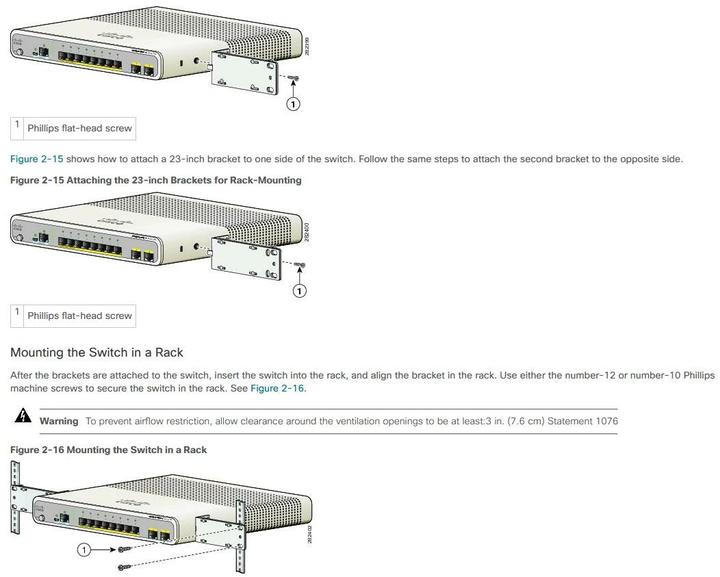 Actual product image Cisco Rackmount kit