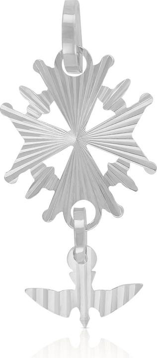 Muau Hugenottenkreuz (Weissgold 750)