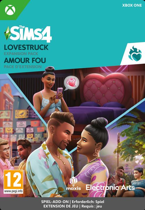 Produktbild Microsoft Xbox The Sims 4 Lovestruck Expansion Pack Download Code (Xbox Series X, Xbox One X, Xbox One S, Xbox Series S)