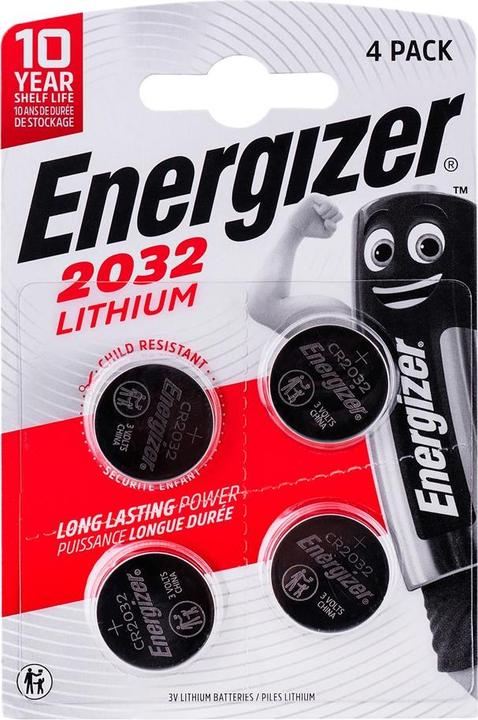Actual product image Energizer Lithium (4 pcs., CR2032, 235 mAh)