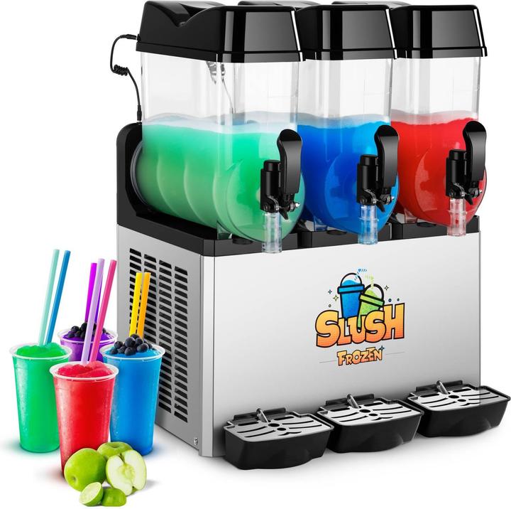 Actual product image Royal Catering Slush Machine - 3 x 12 Litres - LED