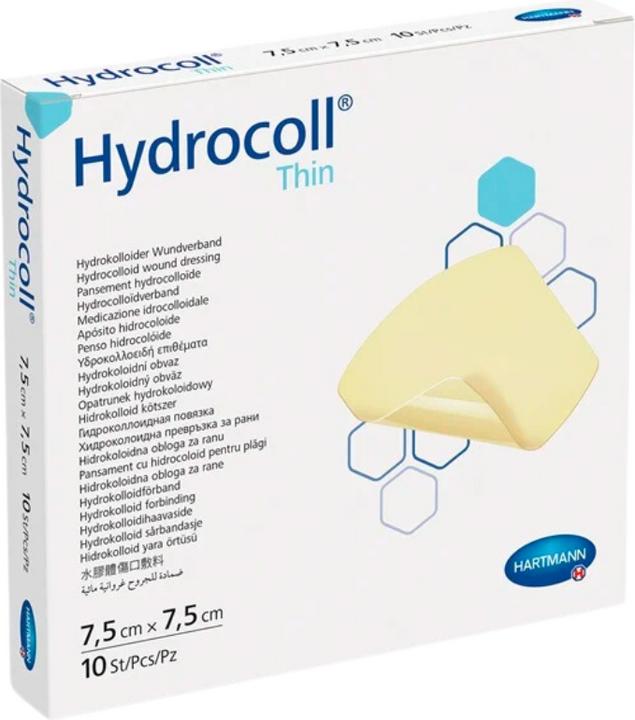 Actual product image IVF Hartmann thin hydocolloid verb (10 x)