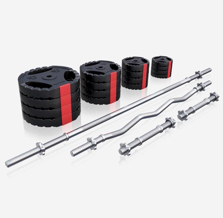 Actual product image Gorilla Sports Barbell set (4 x 1.25 kg, 4 x 2.5 kg, 4 x 5 kg, 4 x 10 kg)