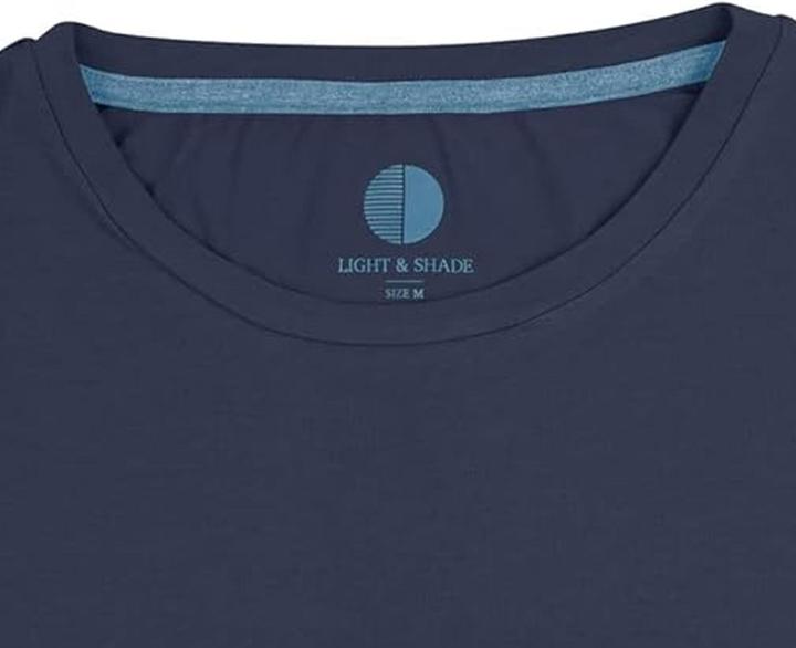 Actual product image Light and Shade Mens Classic Short Pyjama Set (L)
