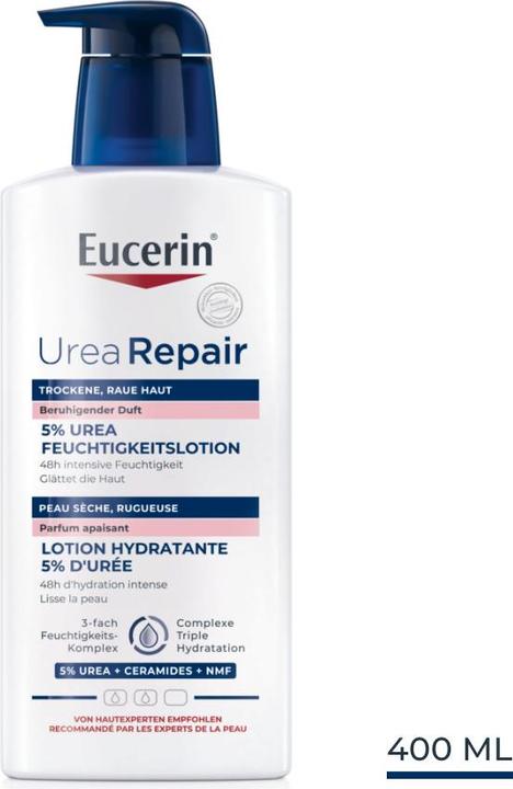 Produktbild Eucerin Urea Repair 5% Urea Feuchtigkeitslotion mit beruhigendem Duft (Körpercreme, 400 ml)