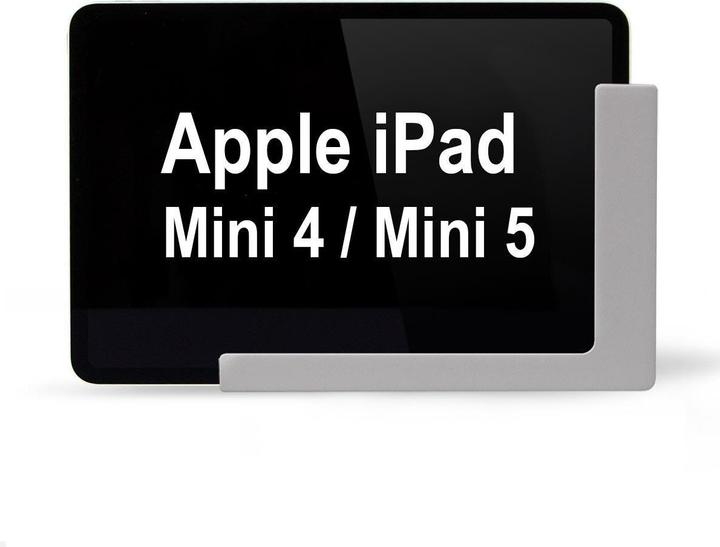 Produktbild TabLines TWP024S Wandhalterung für Apple iPad Mini 4/5, silber