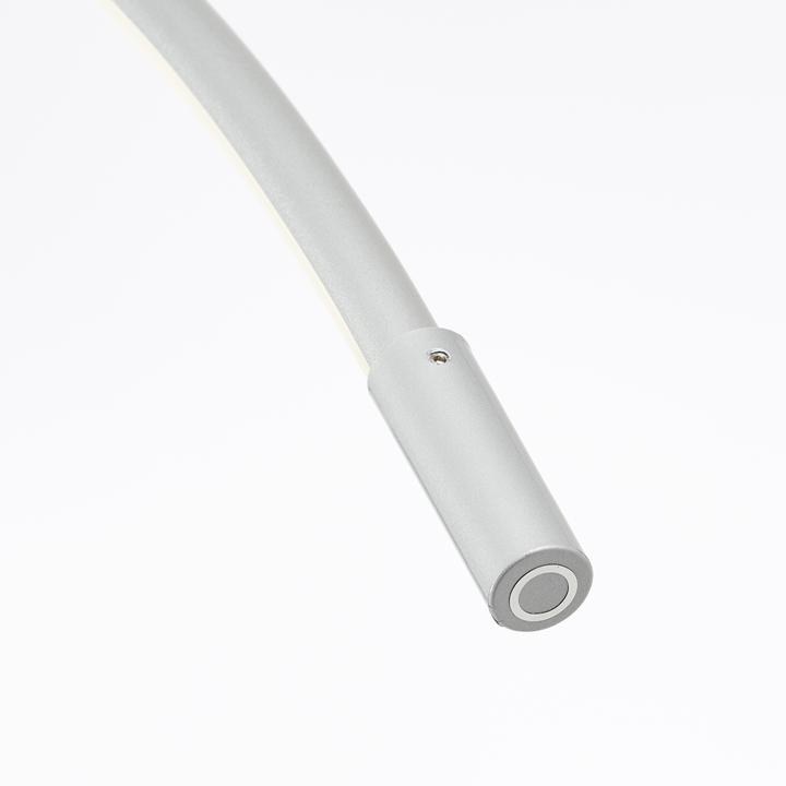 Actual product image Brilliant LED floor lamp Bow LED arc lamp, 170 cm, 1300 lm, 3000-6500 K, dimmable, CCT, aluminium (1300 lm)