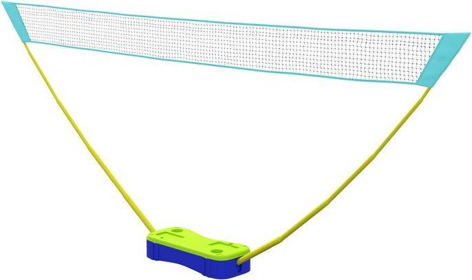 Produktbild Swisshandel24 Badminton-Netz-Set Volleyball-Netz-Set, 3-teiliges Set, 400cmx22,4cmx155cm, Schwarz + Blau + Grün