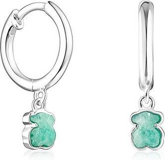 Tous Original Silver Dangle Earrings with Amazonite 1003386300