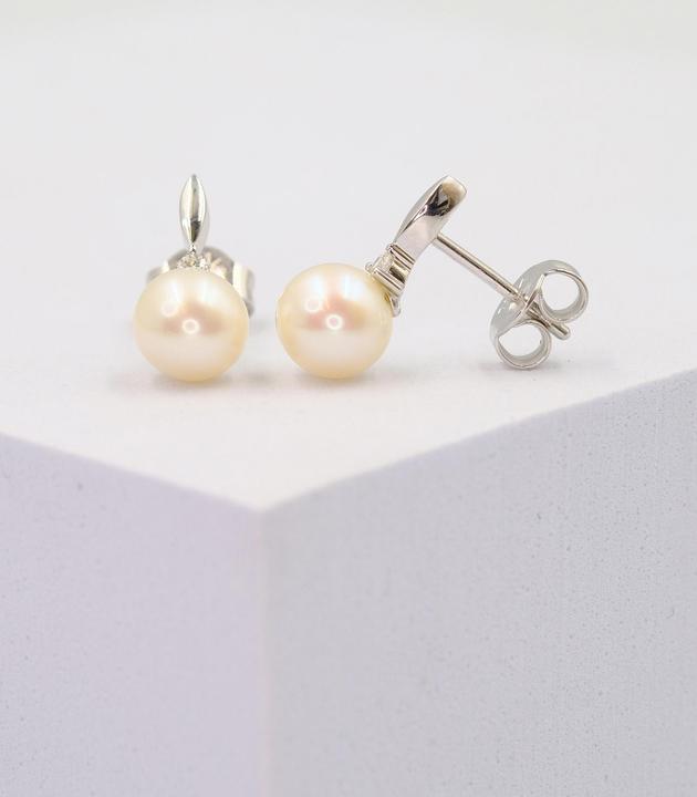 Image du produit Muau Boucles d'oreilles (750, Or blanc 14 carats)