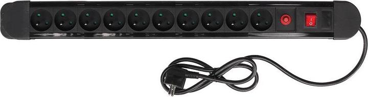 Image du produit Velleman Bloc Multiprise - 10 Prises - Avec Protection Contre Les Surcharges (10 x, PECO 7/5, 1.50 m)