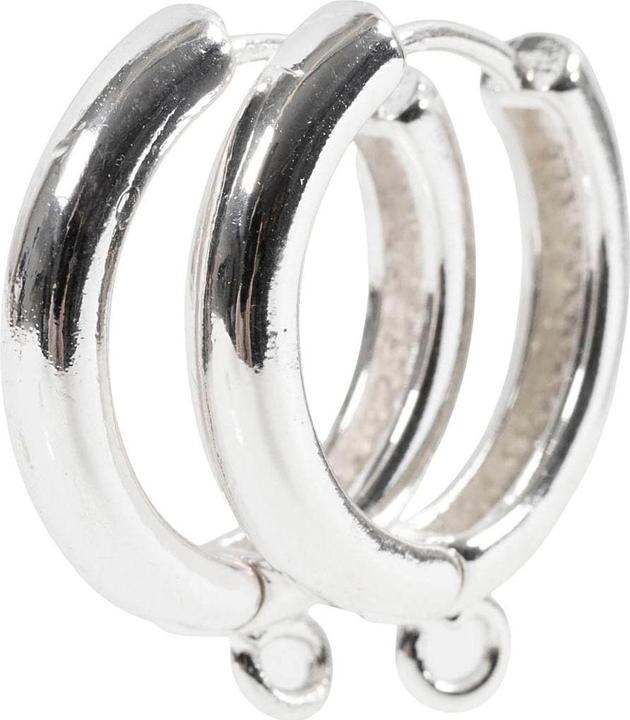 Produktbild Creativ Company Ohrring 2 x 2 Paar, Versilbert, Material: Messing (Messing)