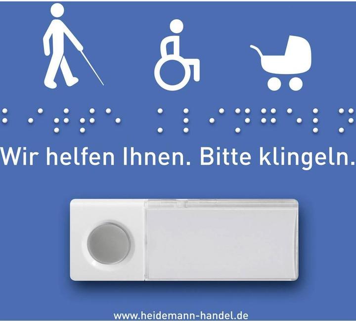 Produktbild Heidemann Service Schild für Funkgong Set HX (Funk)