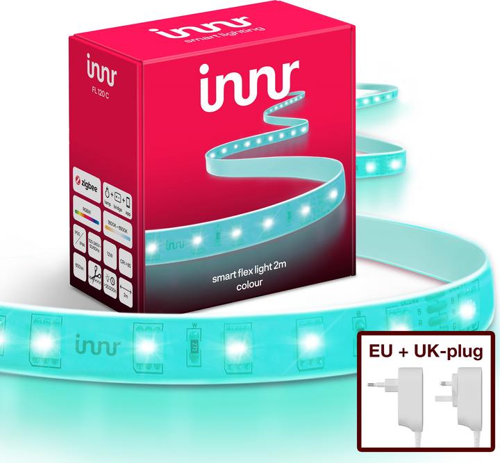Produktbild Innr Smart Flex Light Strip FL 120 C (Warmweiss, Neutralweiss, Kaltweiss, RGBW, 200 cm, Indoor)