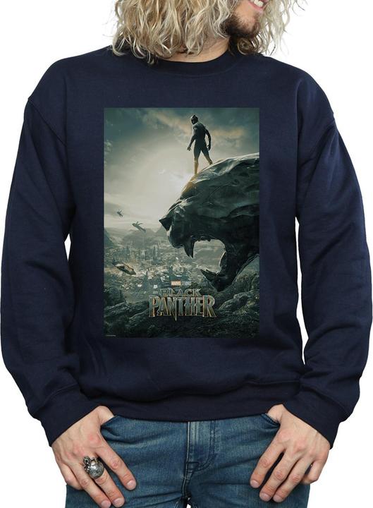 Image du produit Mens Black Panther Poster Cotton Sweatshirt (XXL)