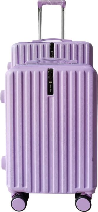 Immagine prodotto NTK-Collection Hartschalenkoffer 2er-Set Leandra Lila (80 l, M (50 - 90l), L (90 - 115l))