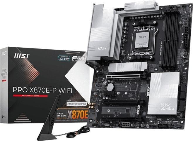 Actual product image MSI PRO X870E-P WIFI AM5 ATX MB (AM5, AMD X870E, ATX)