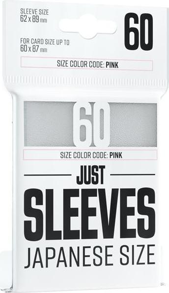 Gamegenic GGX10015ML - Just Hüllen - Japanisches Format, weiss (60 Hüllen)