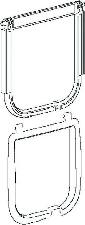Image du produit Ferplast Porte avec joints pour Swing 5T 7SET (Chatière manuelle)