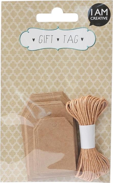 Immagine prodotto I Am Creative Etichetta regalo (Decorazioni da regalo, 30 x)
