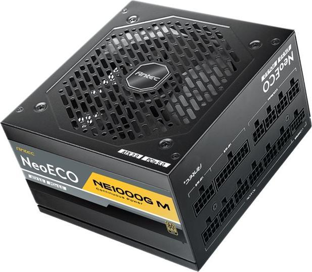 Image du produit Antec Bloc d'alimentation NE1000G M EC ATX3.0 Modulaire (1000W) 80+ Gold retail (1000 W)