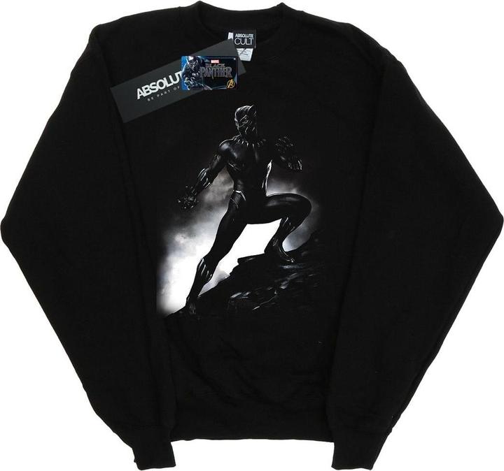 Produktbild Black Panther Stehende Pose Baumwoll Sweatshirt (M)