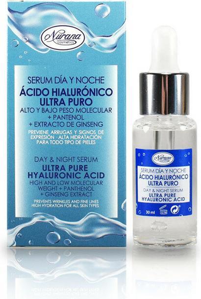 Immagine prodotto Nurana Cosmetics Siero all'Acido Ialuronico Ultra Puro 30ml (30 ml)