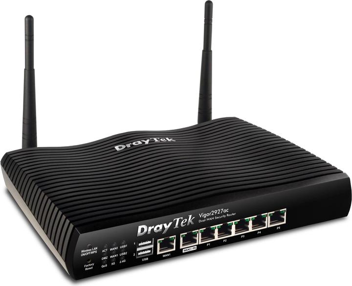 Actual product image Draytek Dual-Band WiFi Router Vigor 2927ac