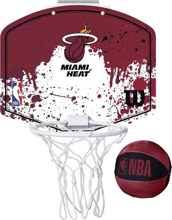 Wilson Nba Team Mini Hoop Miami Heat