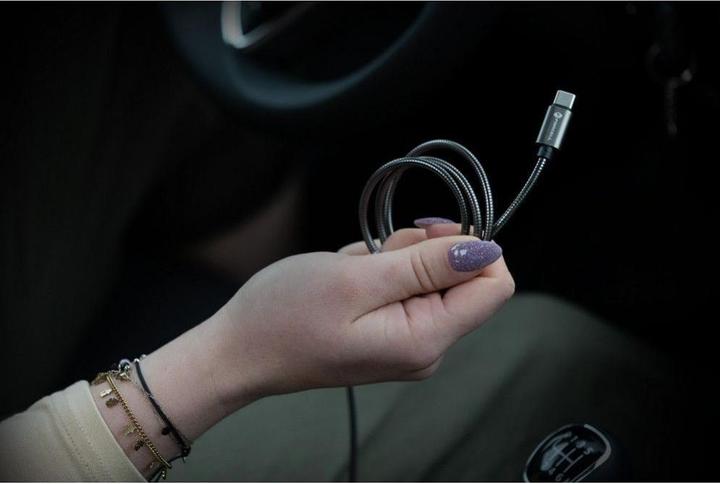 Image du produit Forcell Cable F-ENERGY Metal C234 cable USB A to Type C QC3.0 2,4A 12W 1 m silver (1 m)